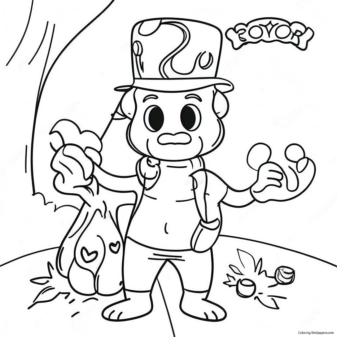 Dark Humor Coloring Page 13813