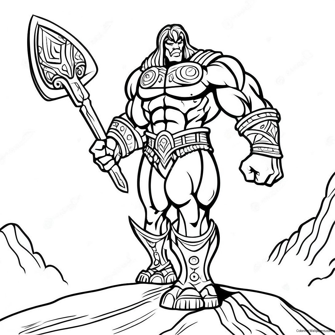 Dark Titan Coloring Page (65473-51815)