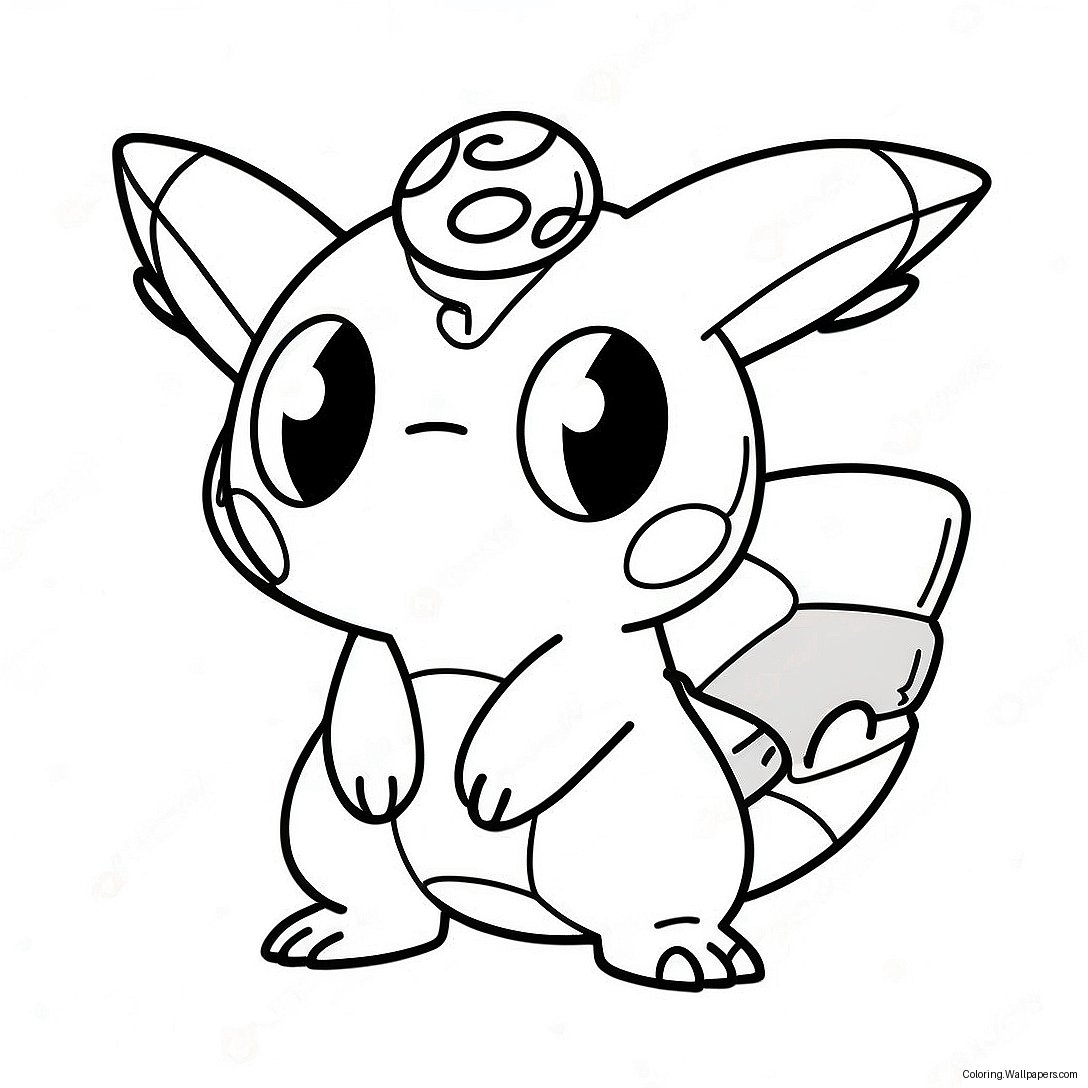 Dark Type Pokemon Coloring Page 53970