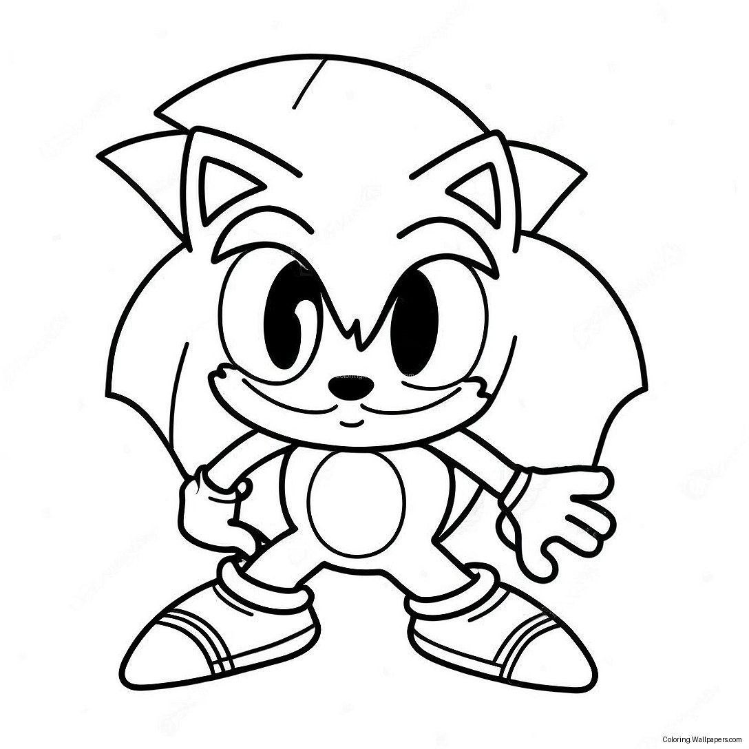 Darkspine Sonic Coloring Page 54002