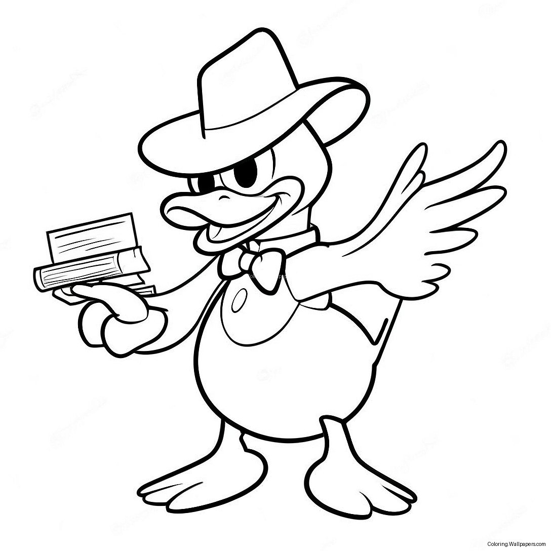 Darkwing Duck In Action Coloring Page 52889