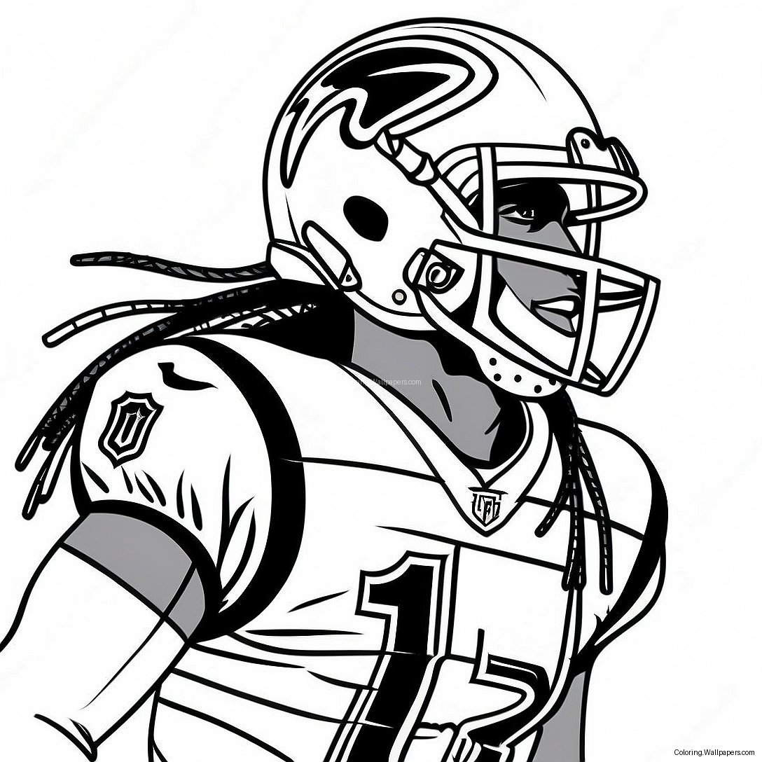 Página Para Colorir Do Deandre Hopkins 47064