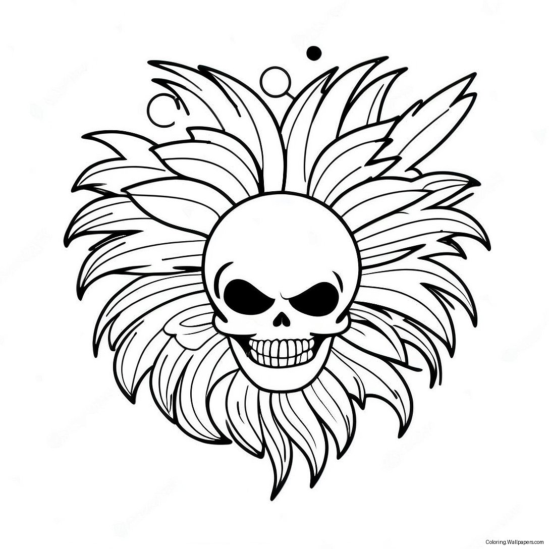 Pagini De Colorat Cu Logo-Ul Death Note 11847