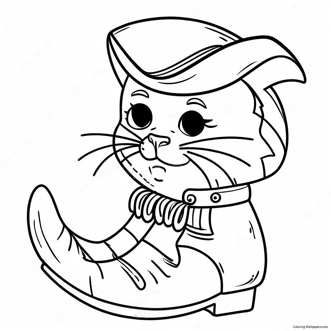 Death Puss In Boots Coloring Page 58622