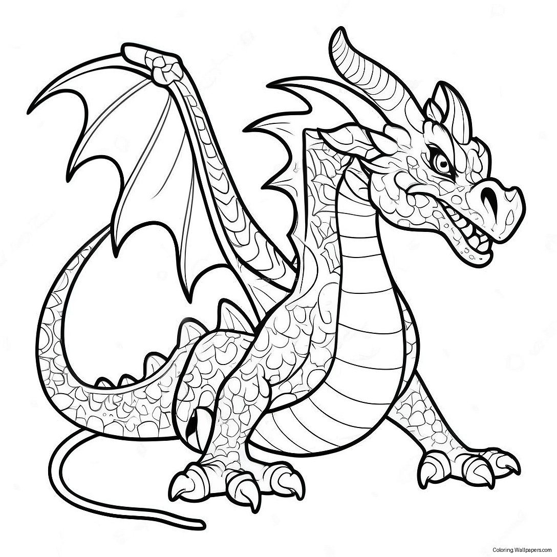 Todessang Drache Ausmalbild 45769