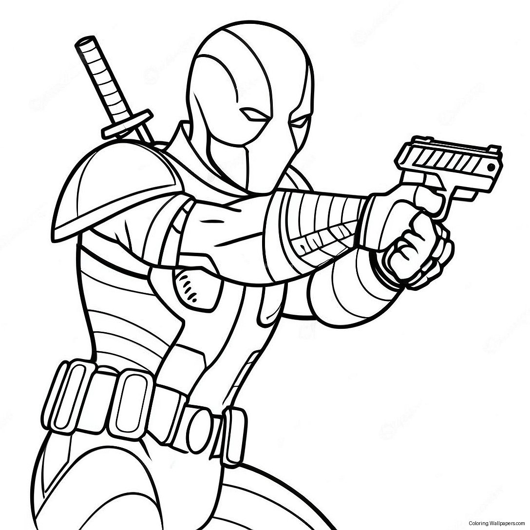 Deathstroke Action Pose Malebog 20935