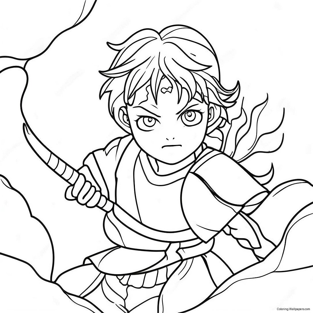 Demon Slayer Manga Panels Ausmalbild 27246