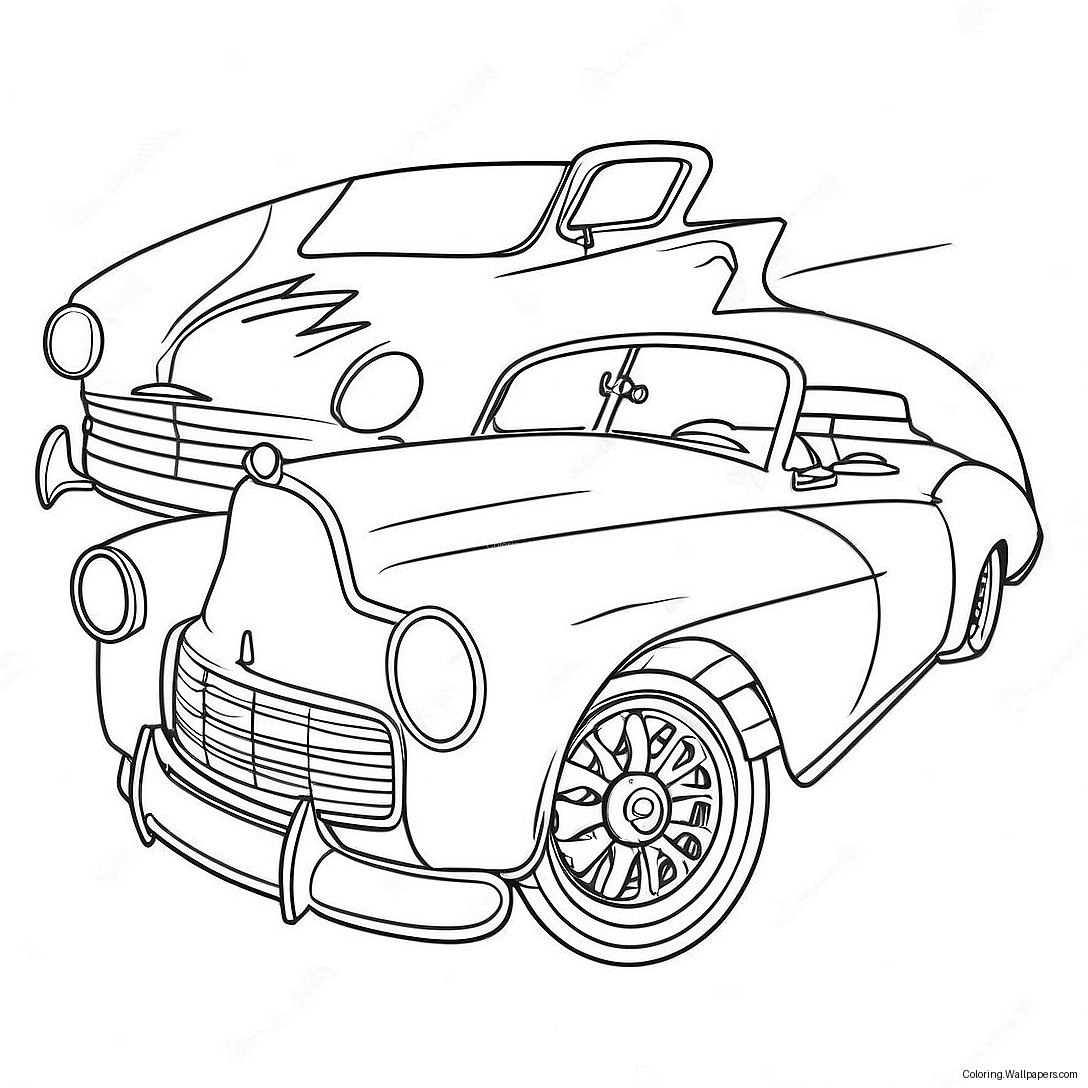 Derby Car Coloring Page 29130