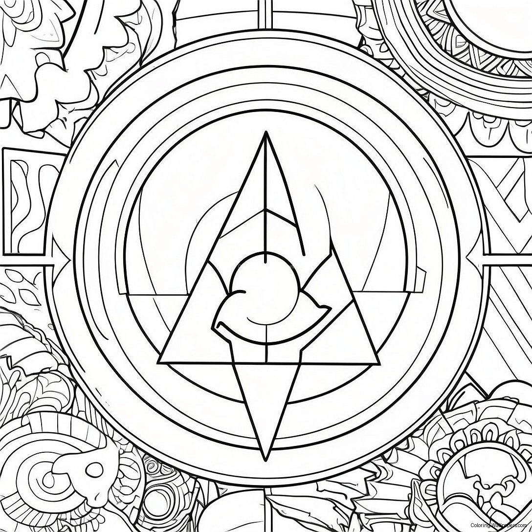 Destiny 2 Logo Coloring Page 55467