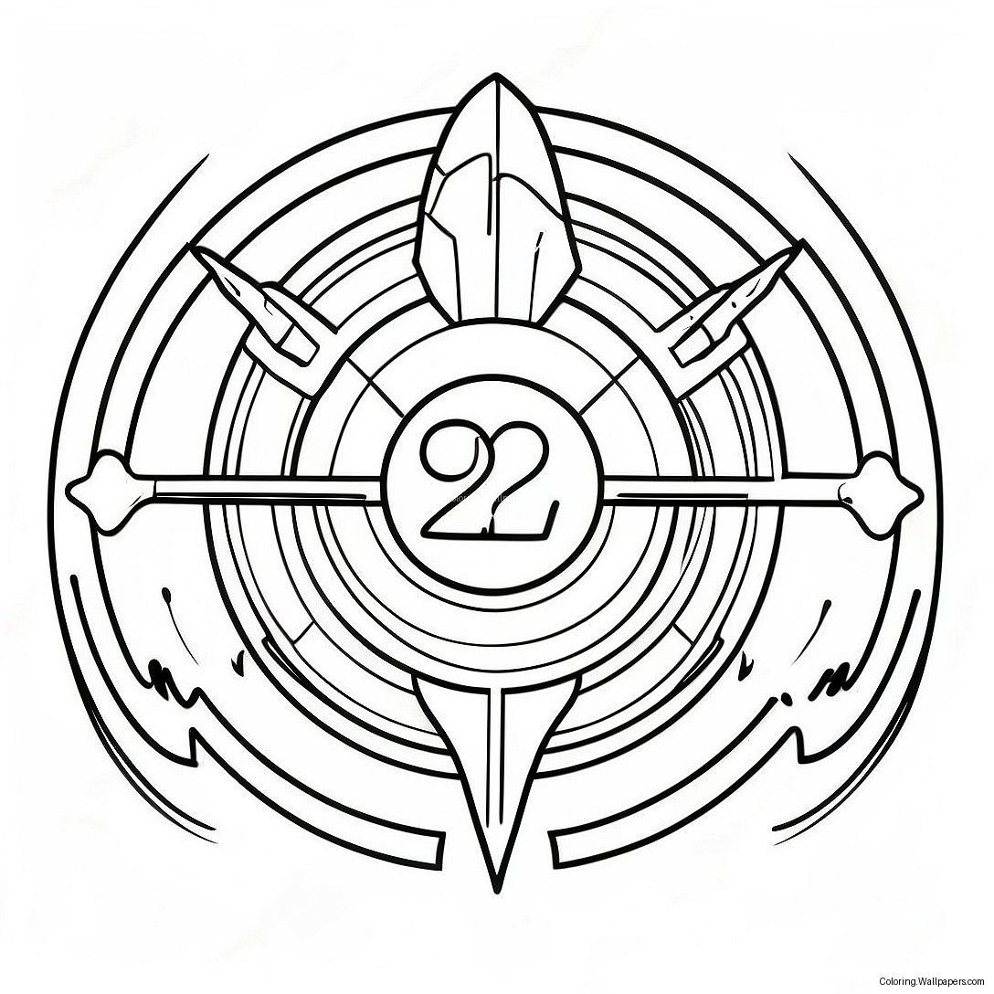 Destiny 2 Logo Coloring Page 55468