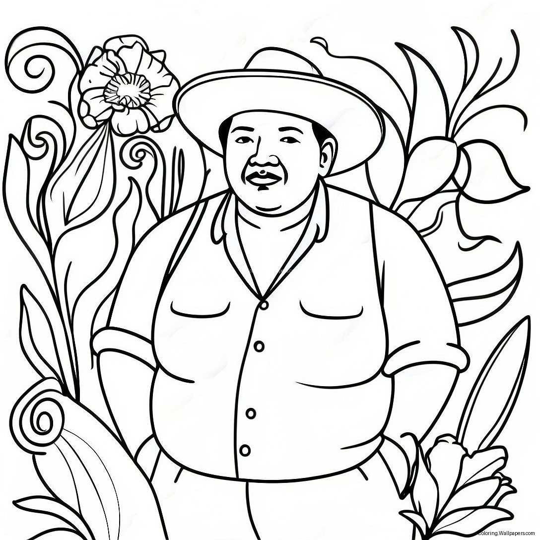 Diego Rivera Coloring Page 27513