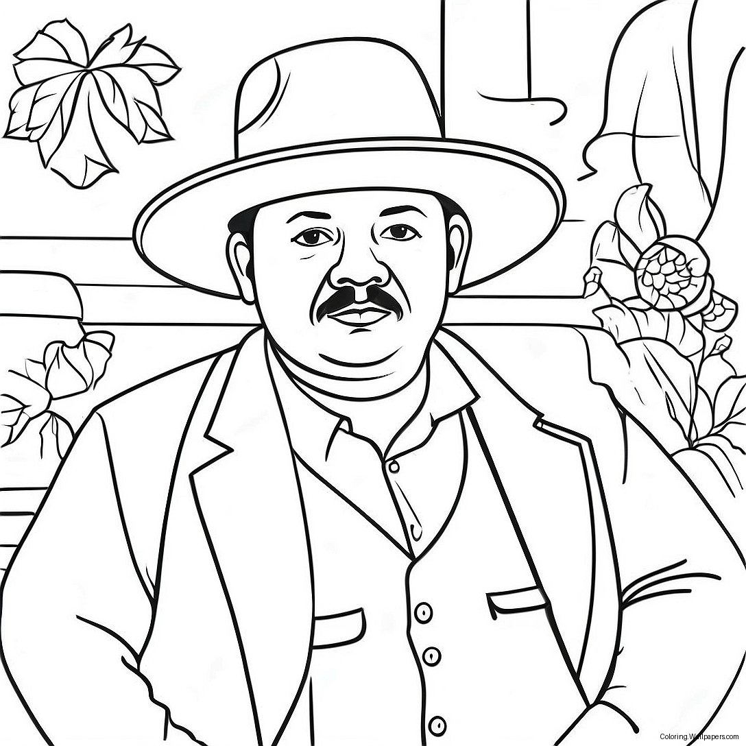 Page À Colorier Diego Rivera 27514