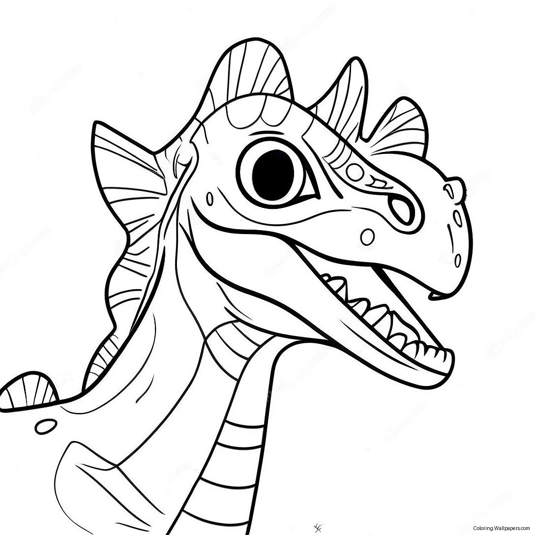 Página Para Colorear De Dilophosaurus 27706