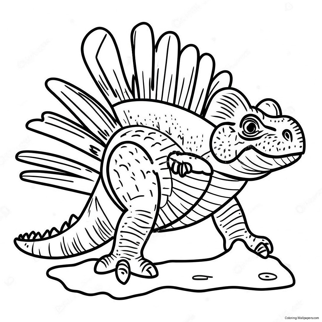 Dimetrodon Värittämissivu 54226