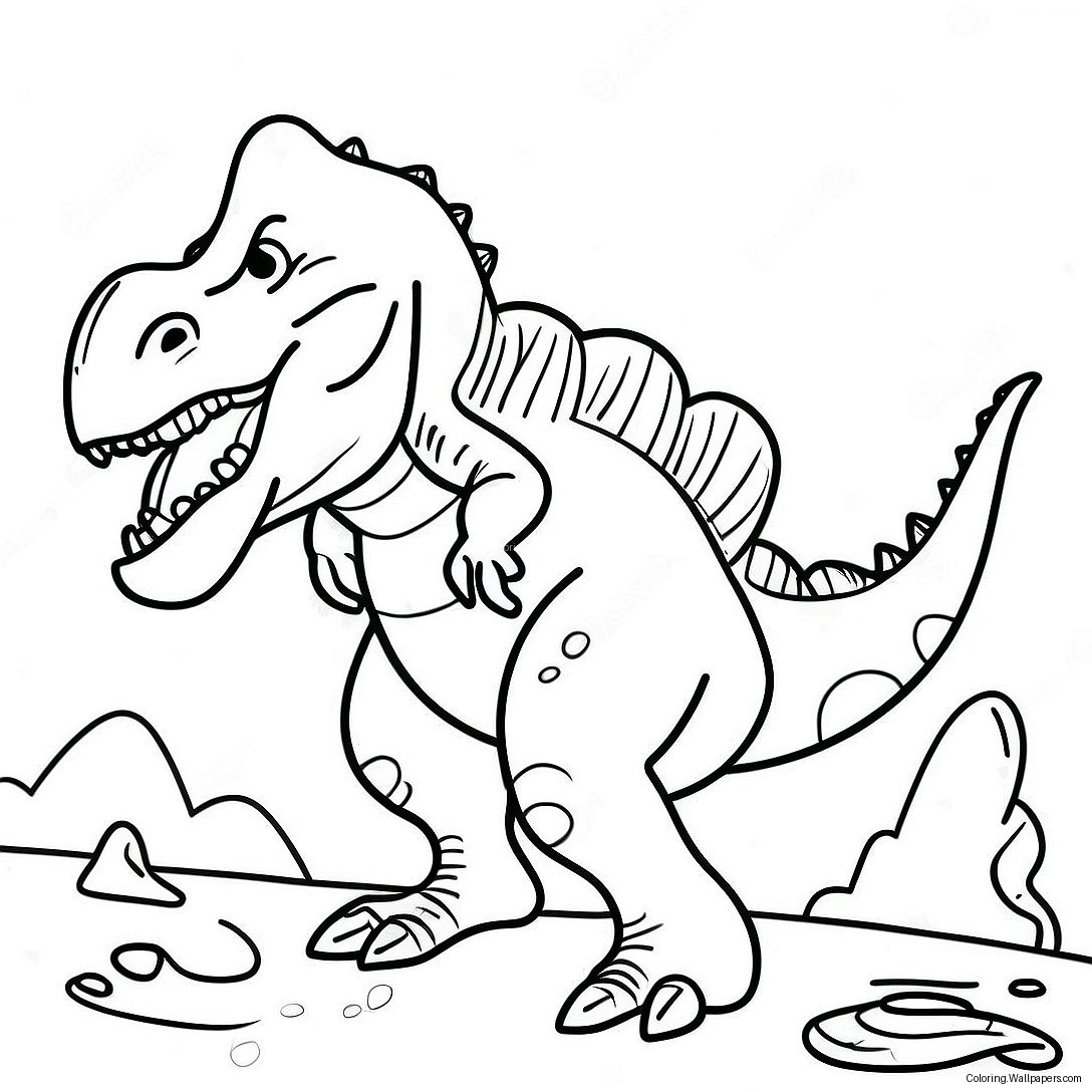 Dino Smashers Coloring Page 53074