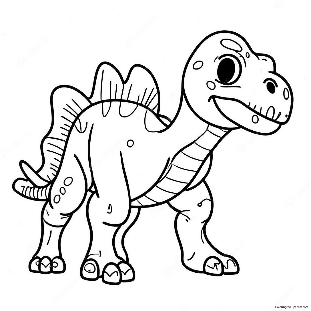 Dinosaurier Fossilien Ausmalbild 11815