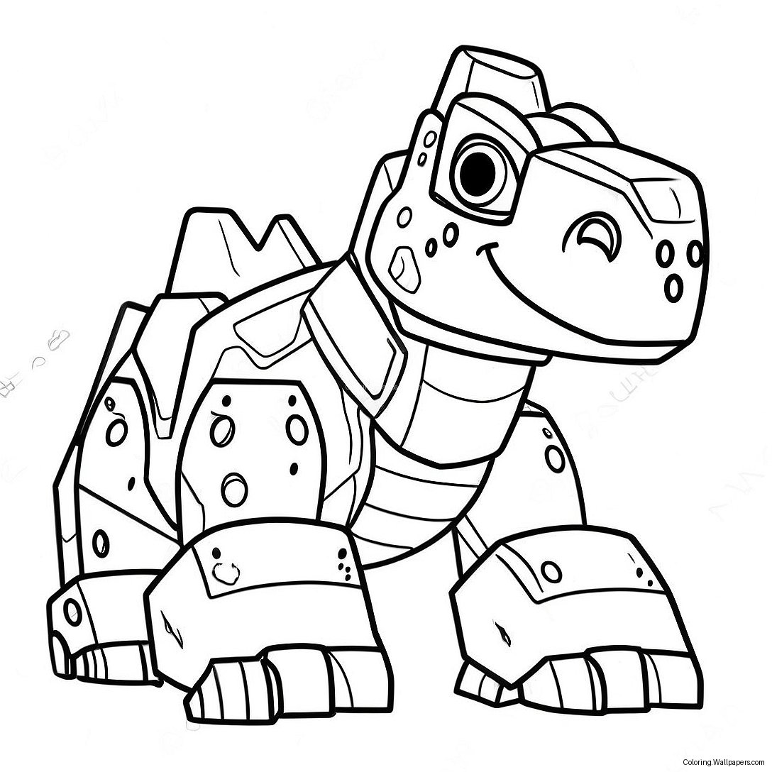 Dinotrux Kleurplaat 9596