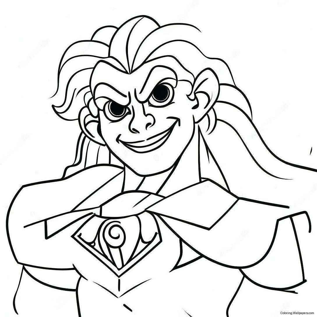 Dio With Colorful Background Coloring Page 58368