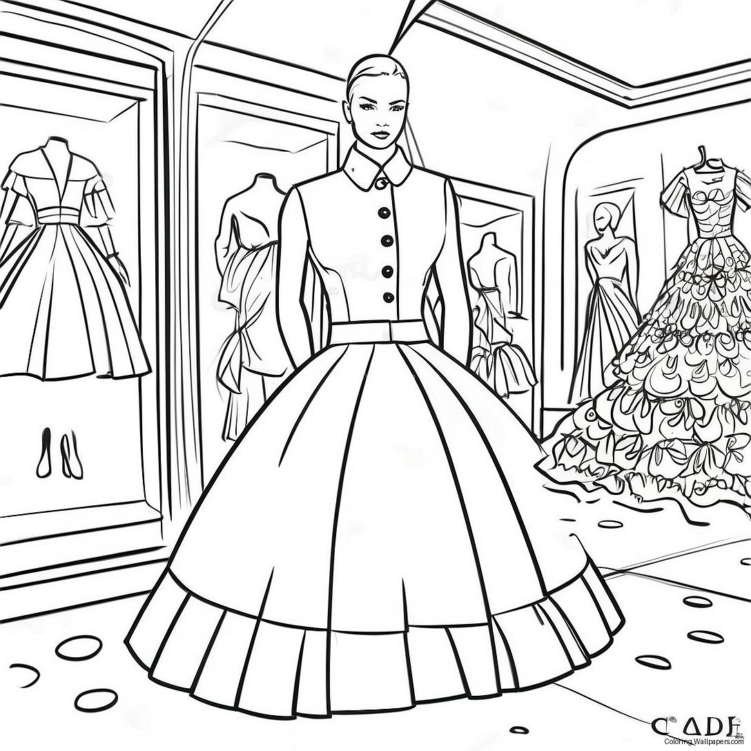 Dior Activity Coloring Page 38187