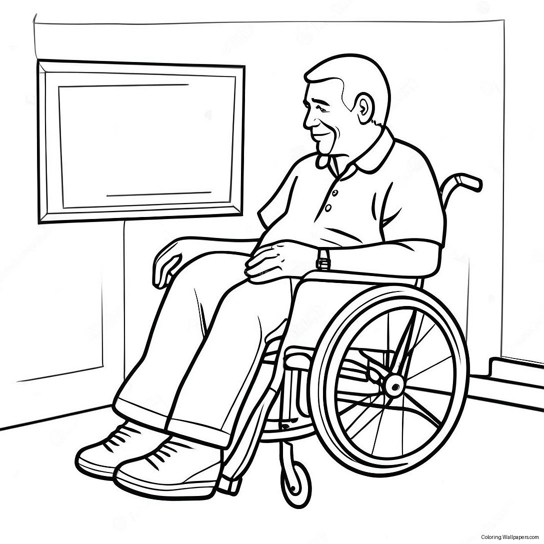 Disability Awareness Coloring Page 18756