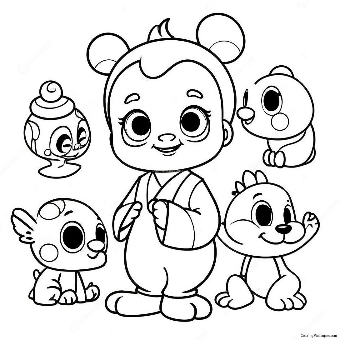 Disney Baby Characters Coloring Page 19825