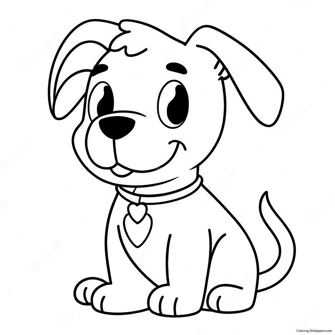 Página Para Colorear De Perro De Disney 45602