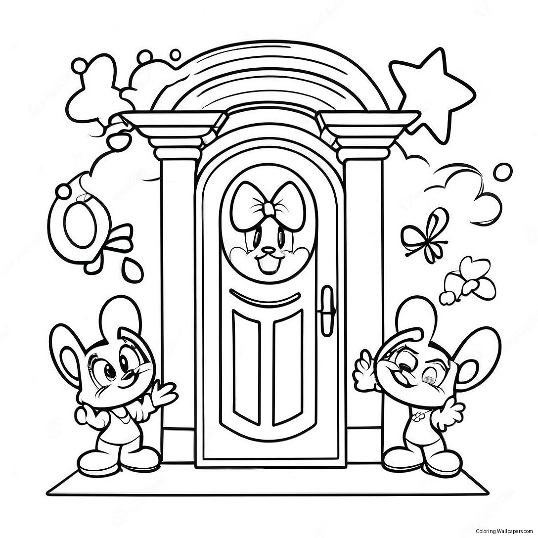 Disney Doorables Coloring Page 33445