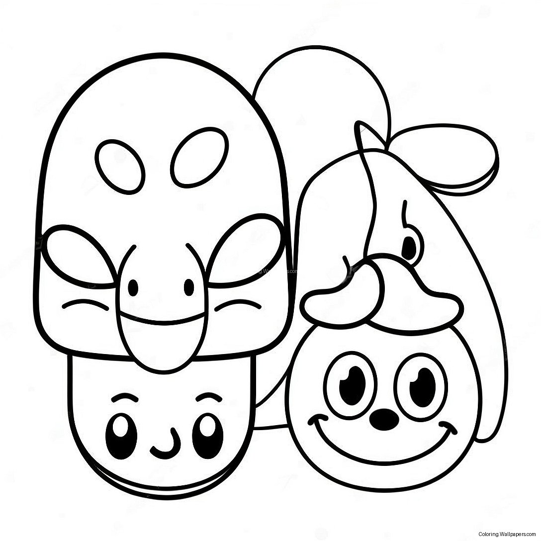 Disney Emoji Coloring Page 33143