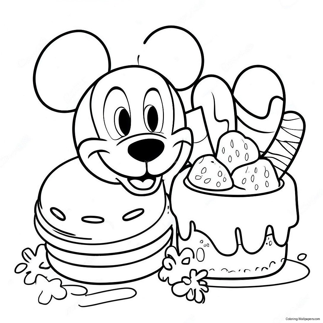 Disney Food Coloring Page 49421