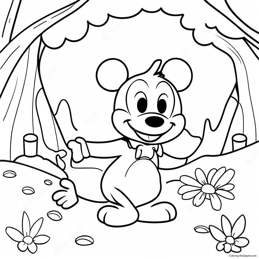 Disney Summer Coloring Page 40285