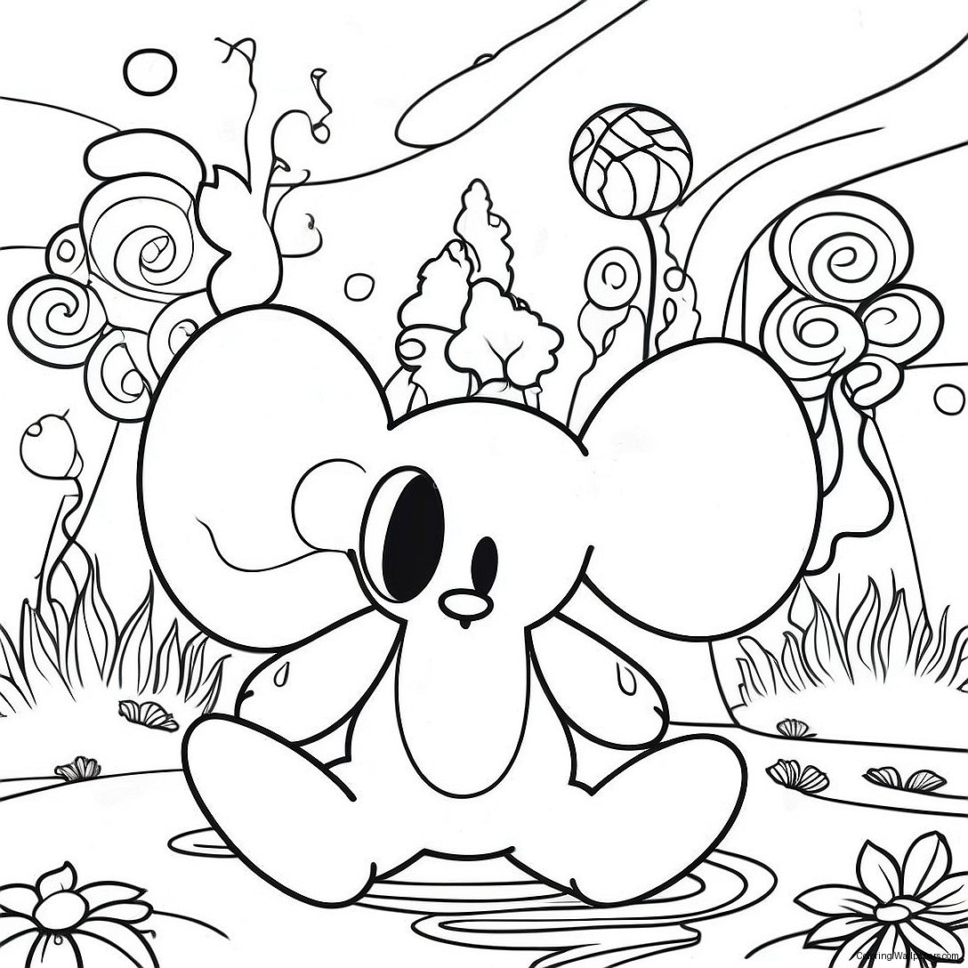 Disney Trippy Coloring Page 15387