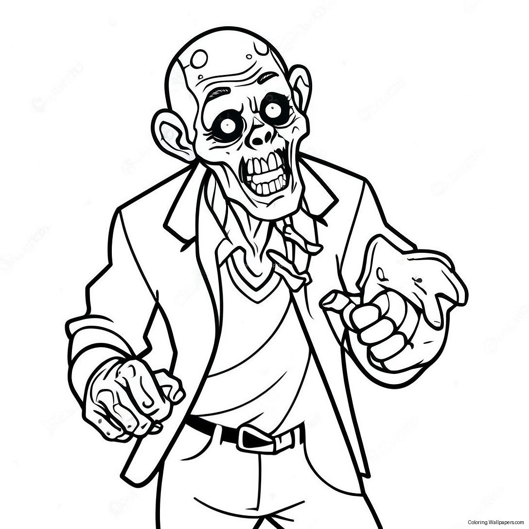 Disney Zombies Coloring Page 30816