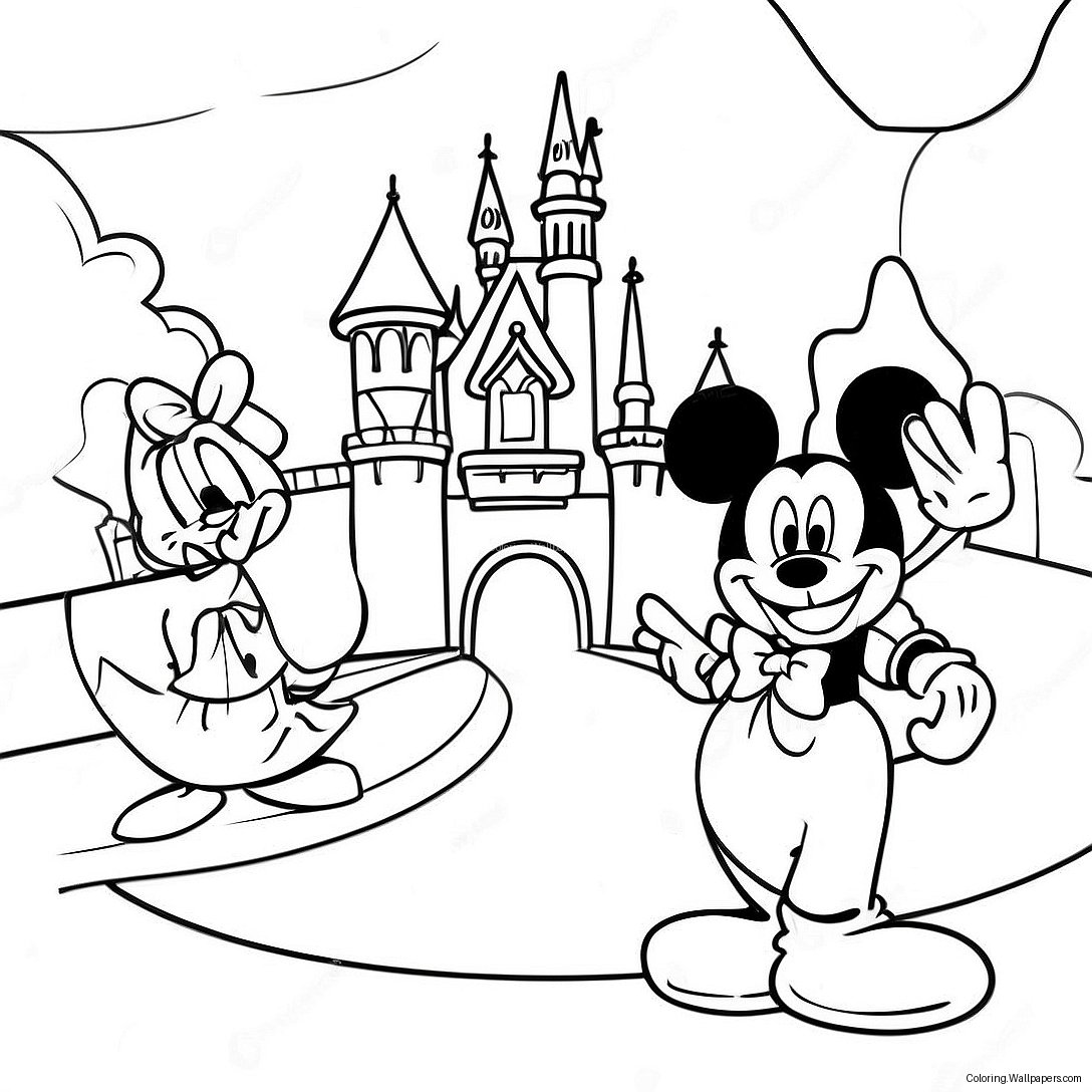 Disneyland Coloring Page 11951