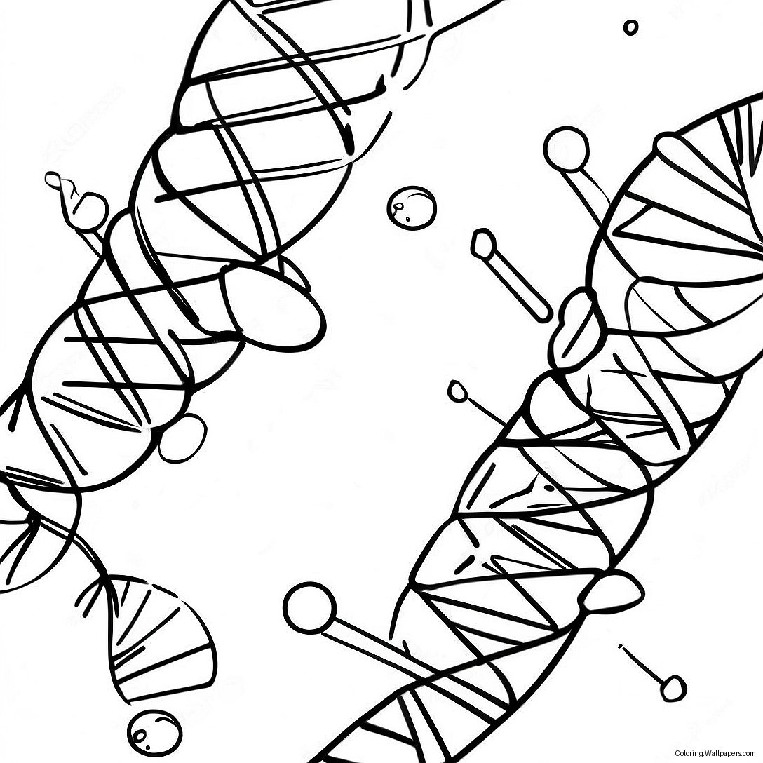 Dna Structure Coloring Page 20575