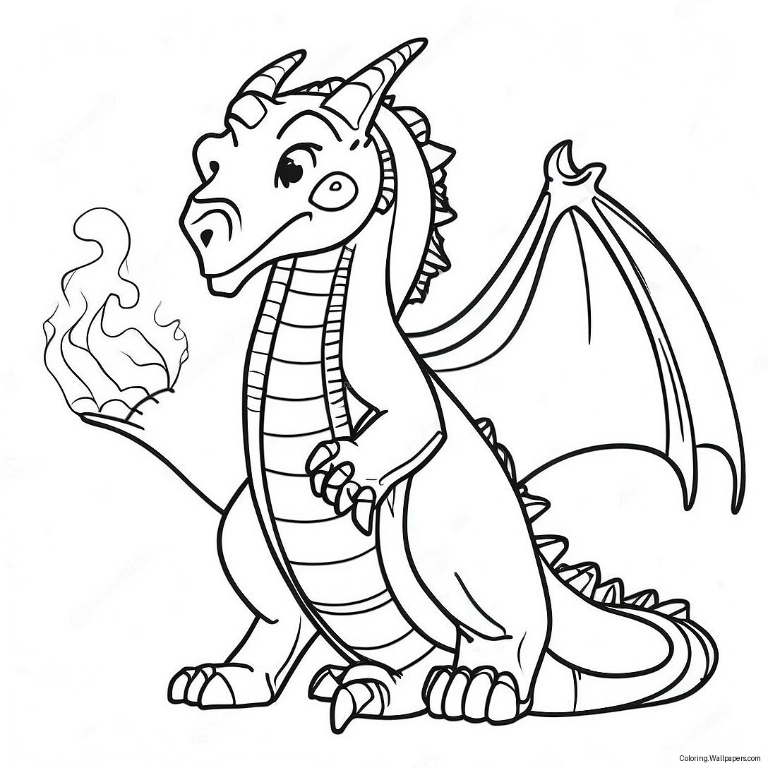 Dnd Dragon Coloring Page 3182