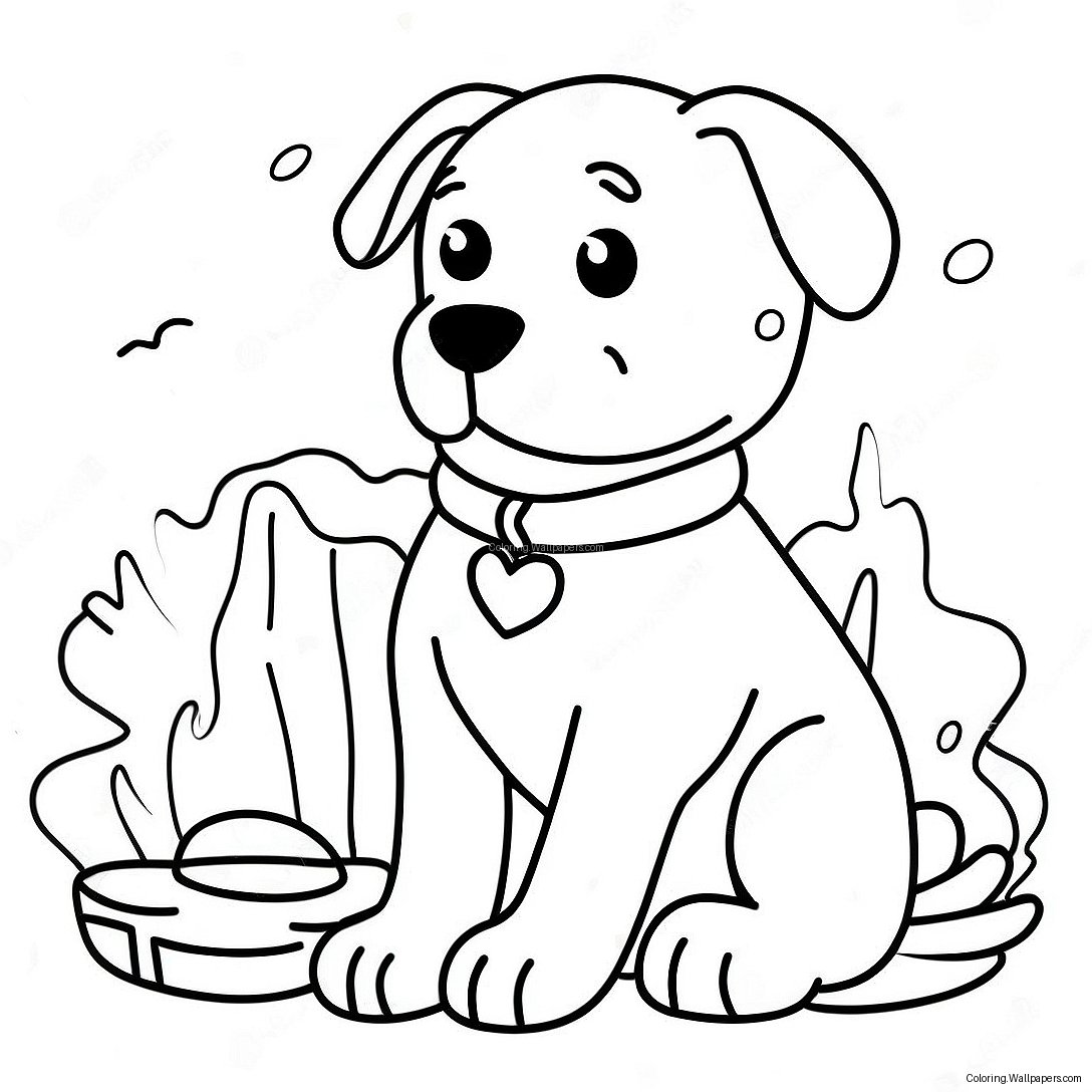 Dog Day Coloring Page 8428