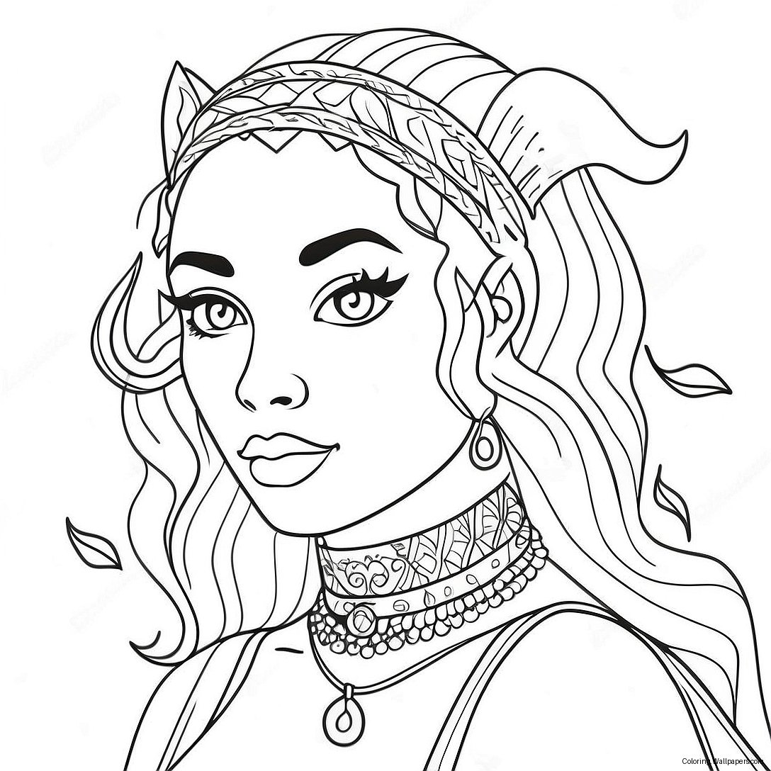 Doja Cat Coloring Page 52281