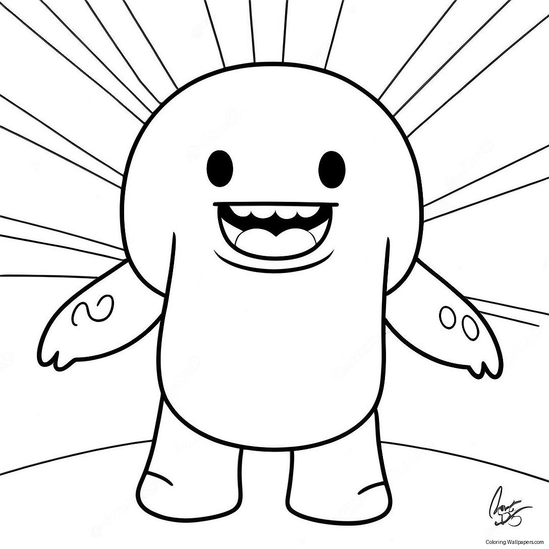 Domo Coloring Page 48623