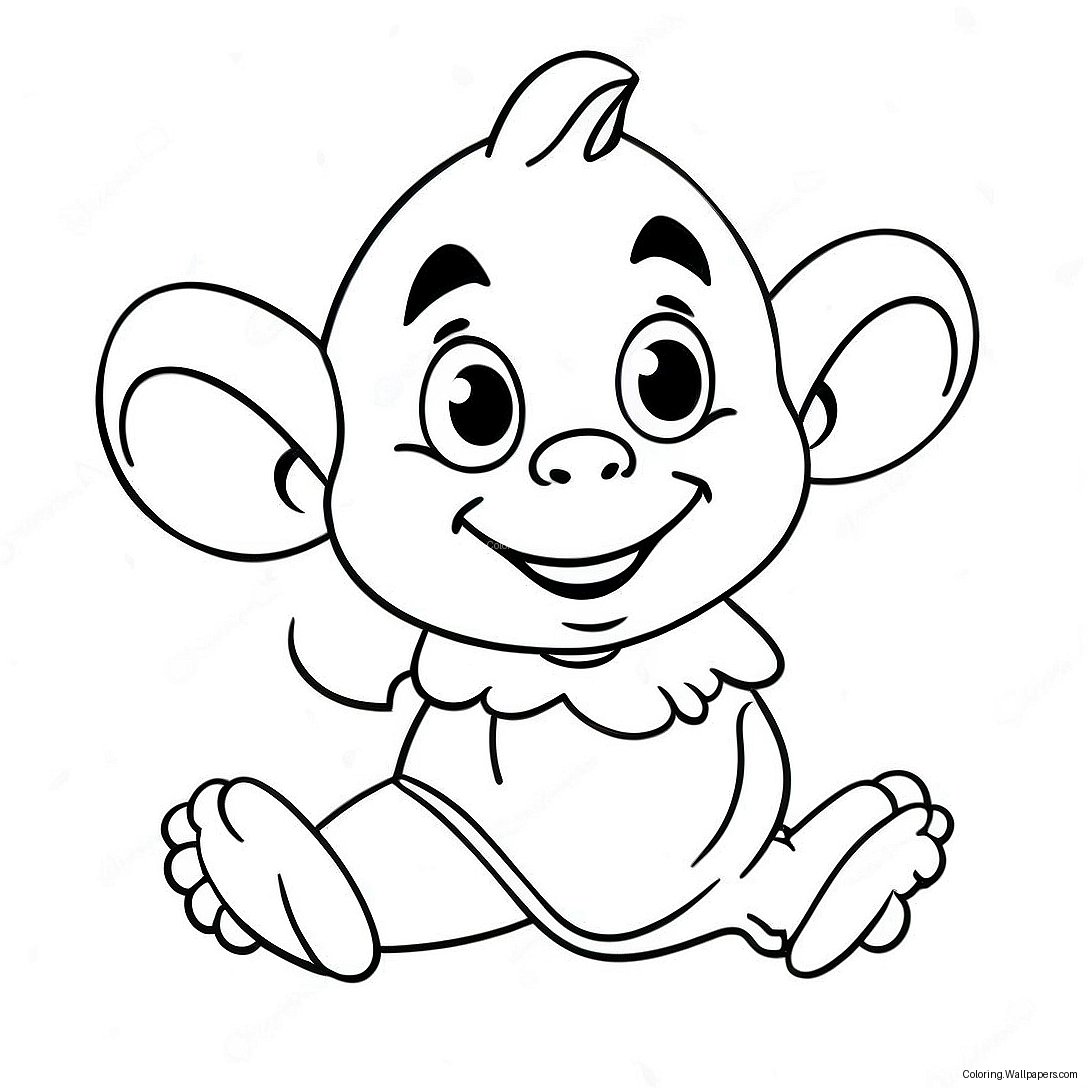 Dopey Character Coloring Page 58312