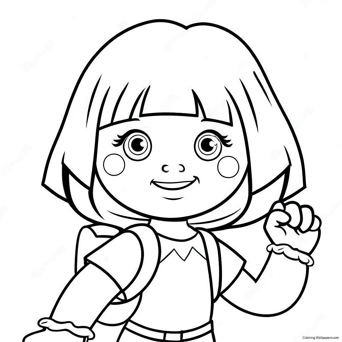 Dora The Explorer Coloring Page 19730