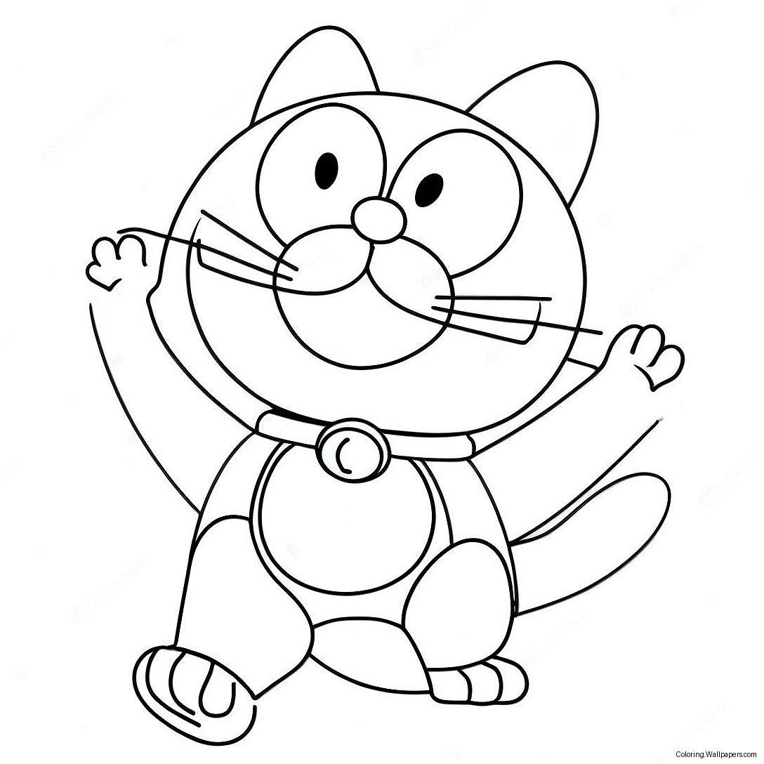 Doraemon Coloring Page 18102