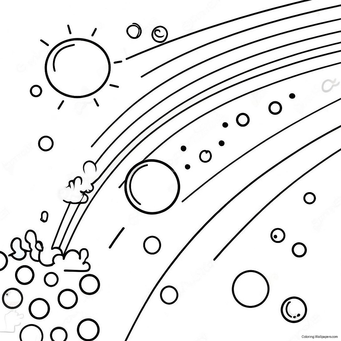 Dot Marker Rainbow Coloring Page 9931