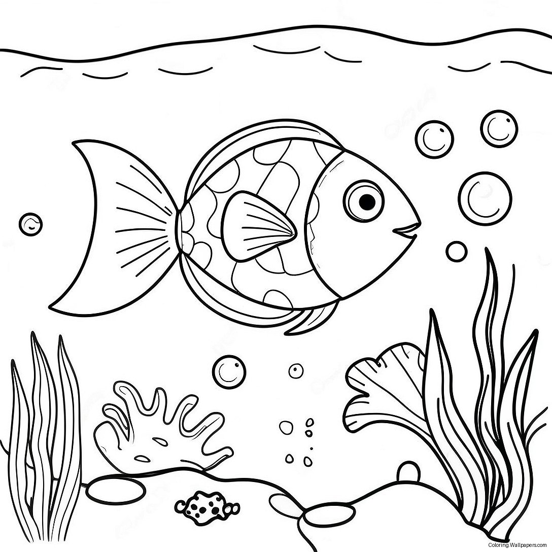 Dot To Dot Underwater Scene Coloring Page 56627