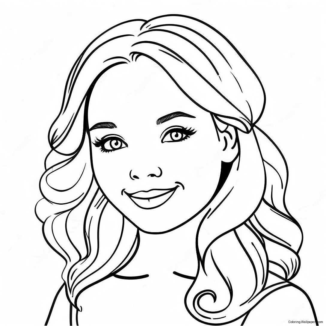 Page À Colorier De Dove Cameron 39268