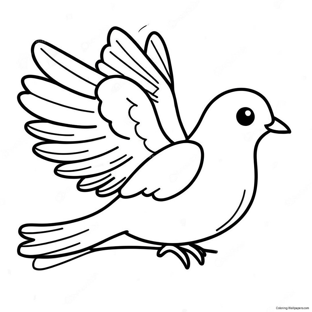 Dove Coloring Page 25417