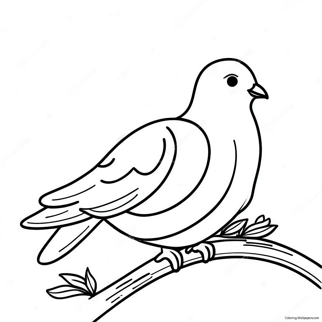 Dove Coloring Page 25419