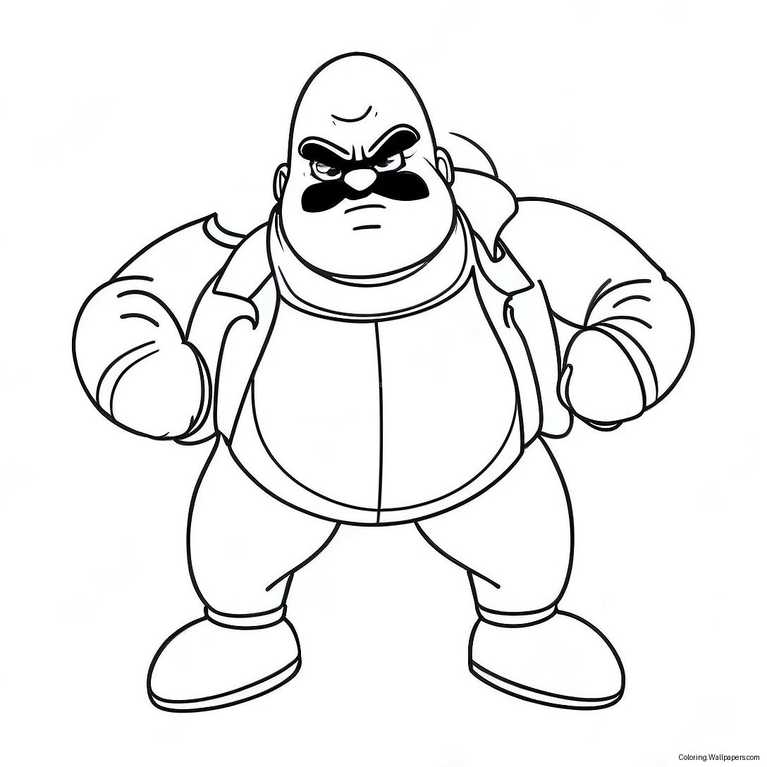 Página Para Colorear De Dr. Robotnik 49824