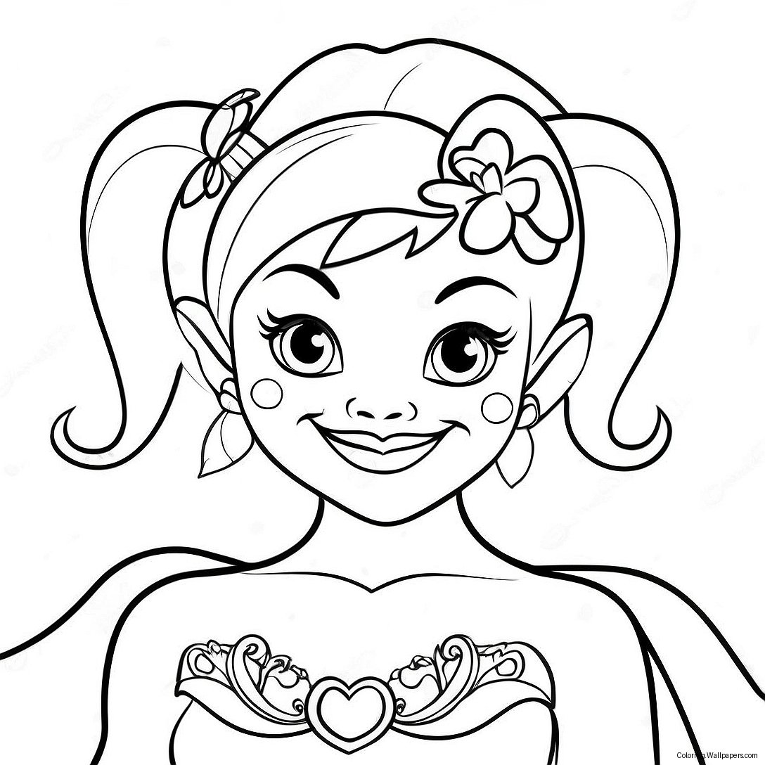 Draculaura With Sparkling Fangs Coloring Page 7911