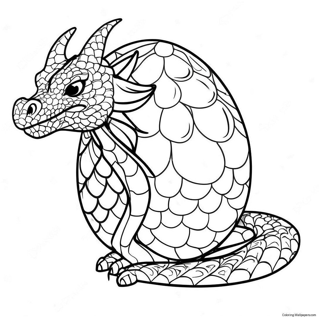 Dragon Egg Coloring Page 41094