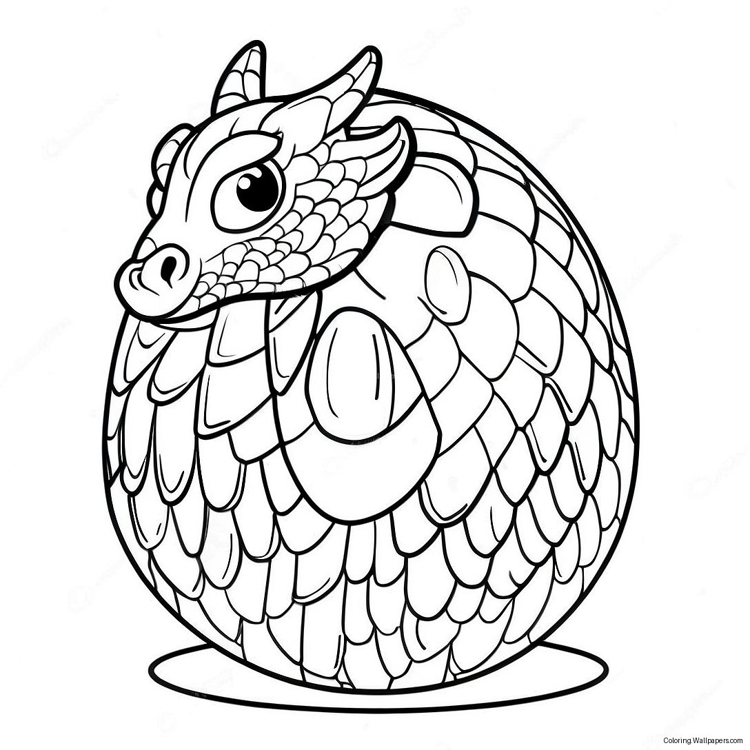 Dragon Egg Coloring Page 41096